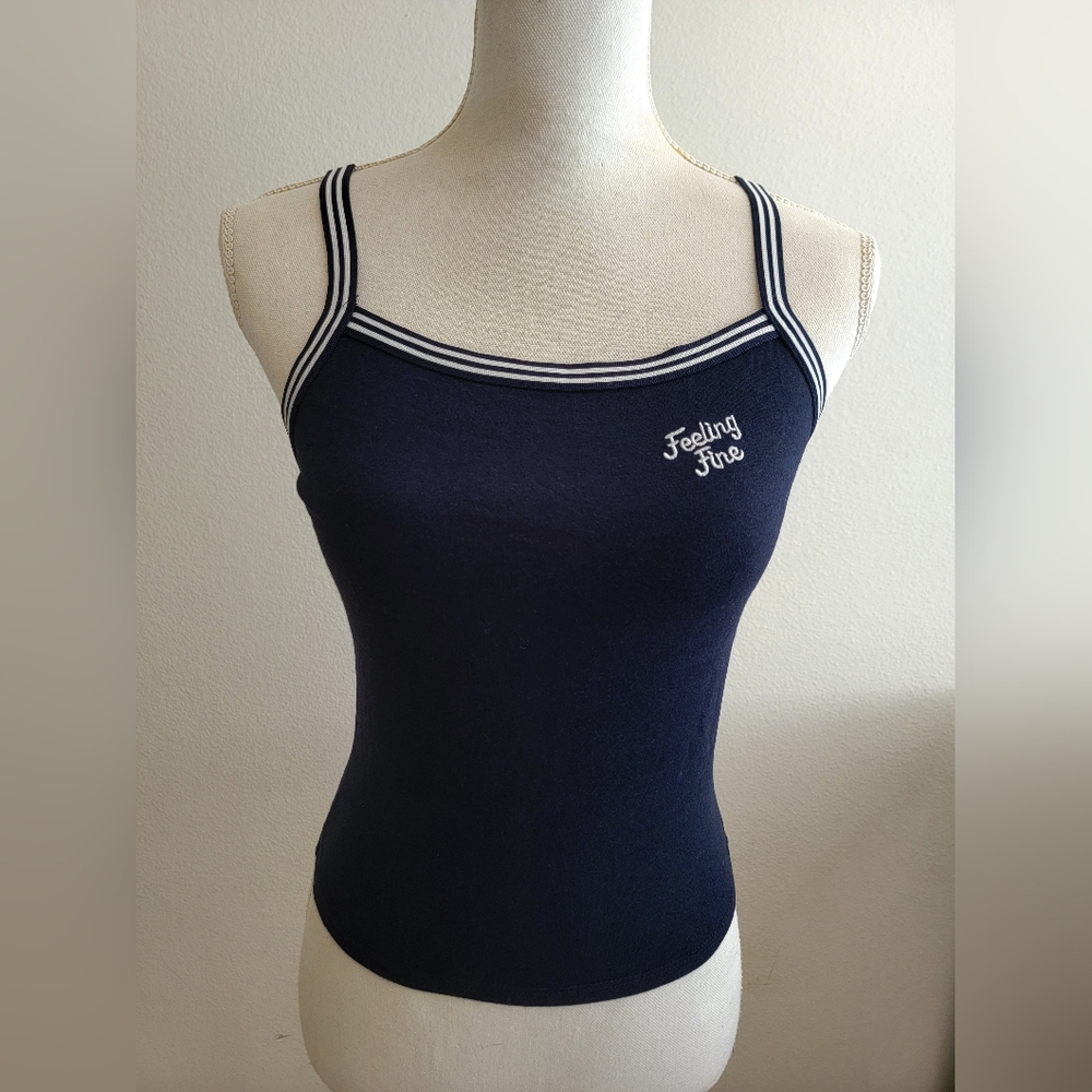 Navy Blue Women's Tank Top